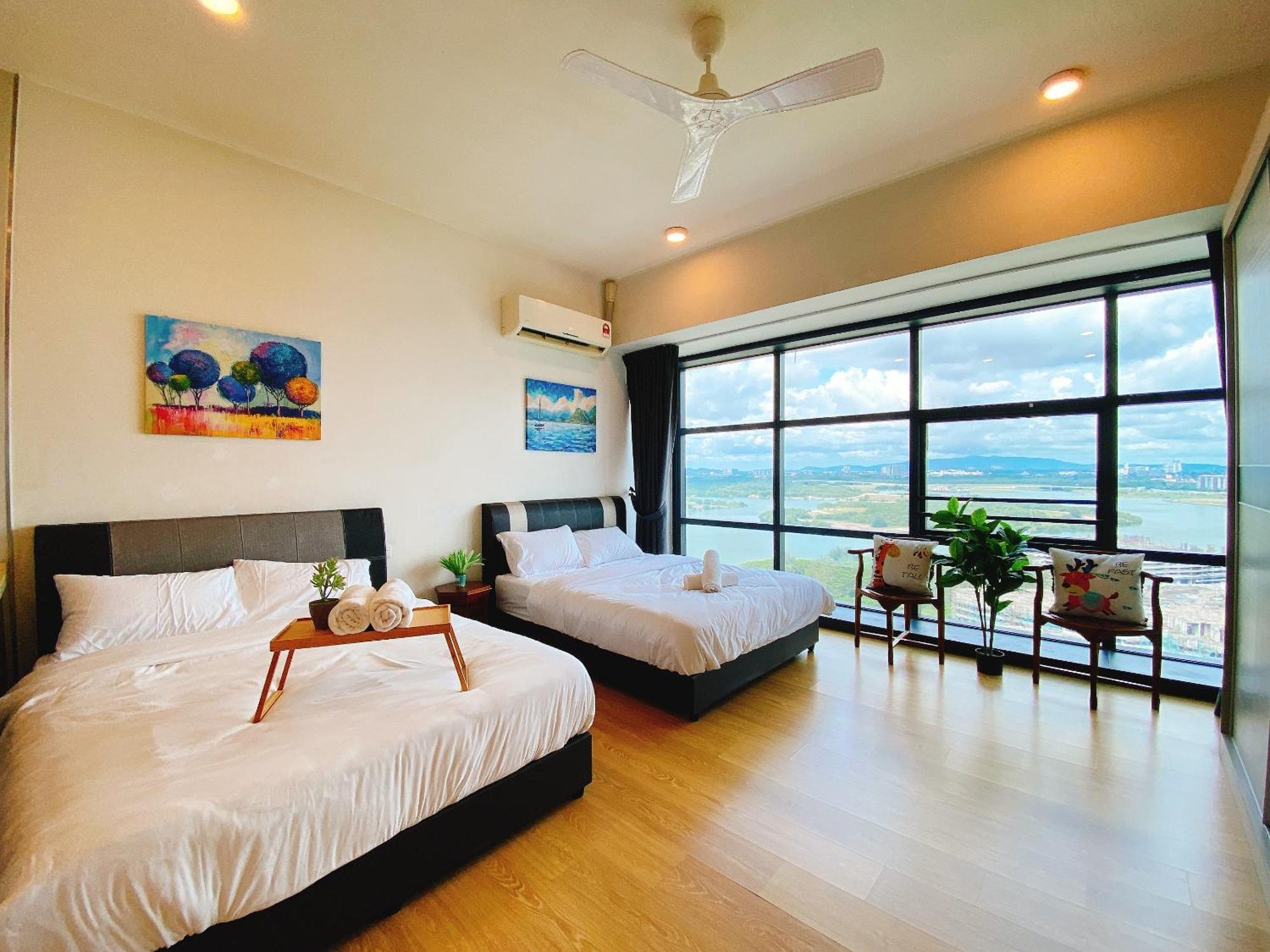 Seafront Country Garden Danga Bay By Lions Bay Lägenhet Johor Bahru Rum bild